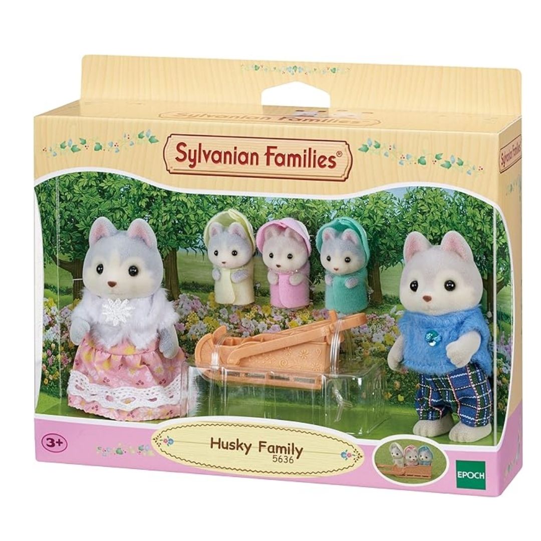 SYLVANIAN FAMILIES HUSKY FAMILY, Ages 3+ — Sylvanian Families