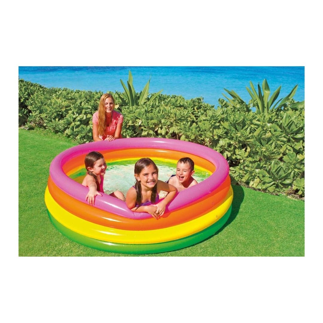 INTEX SUNSET GLOW POOL, Ages 3+ — Intex
