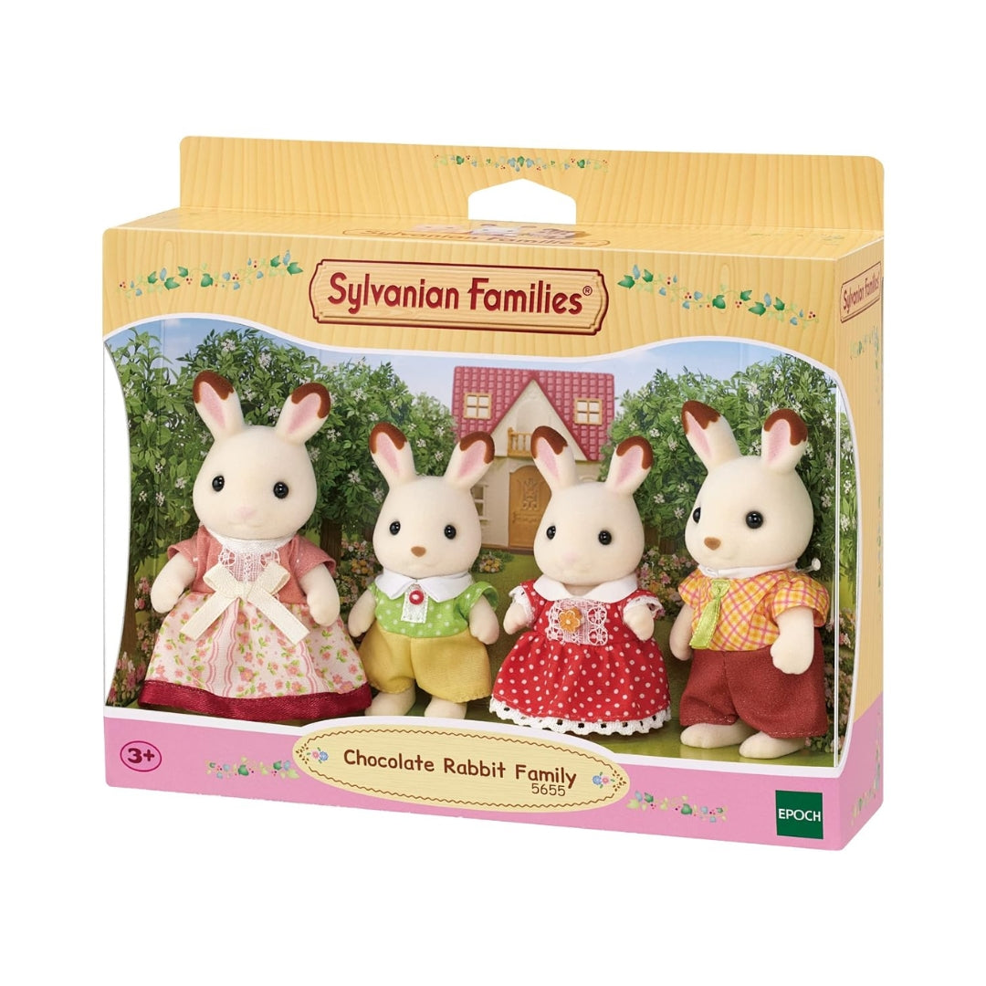 SYLVANIAN FAMILIES NEW CHOCOLATE RABBIT FAMILY, Ages 3+ — Sylvanian Families