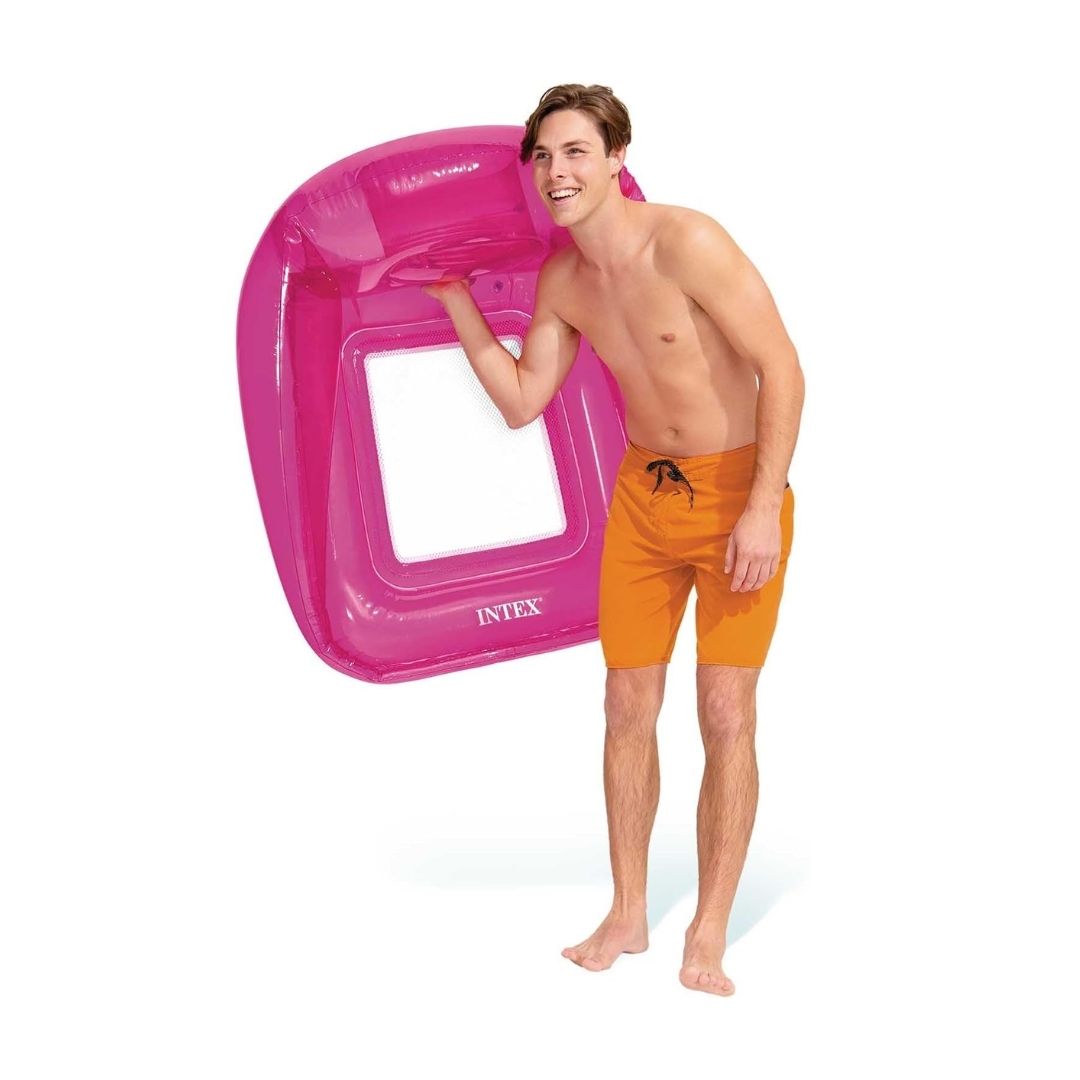 INTEX TRANSPARENT LOUNGES ASST(104cmx102cm), Ages Adult — Intex