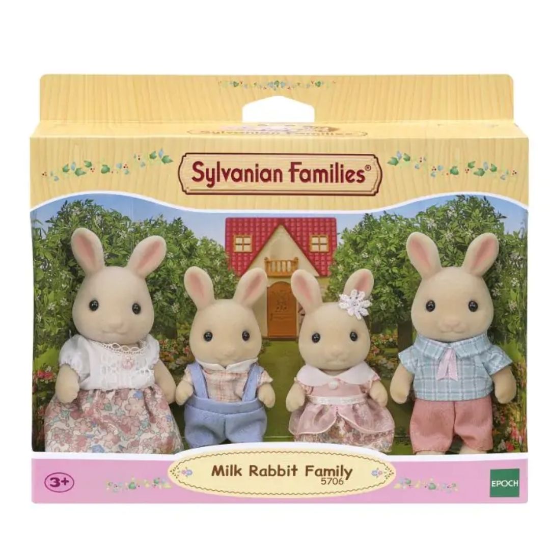 SYLVANIAN FAMILIES MILK RABBIT FAMILY, Ages 3+ — Sylvanian Families