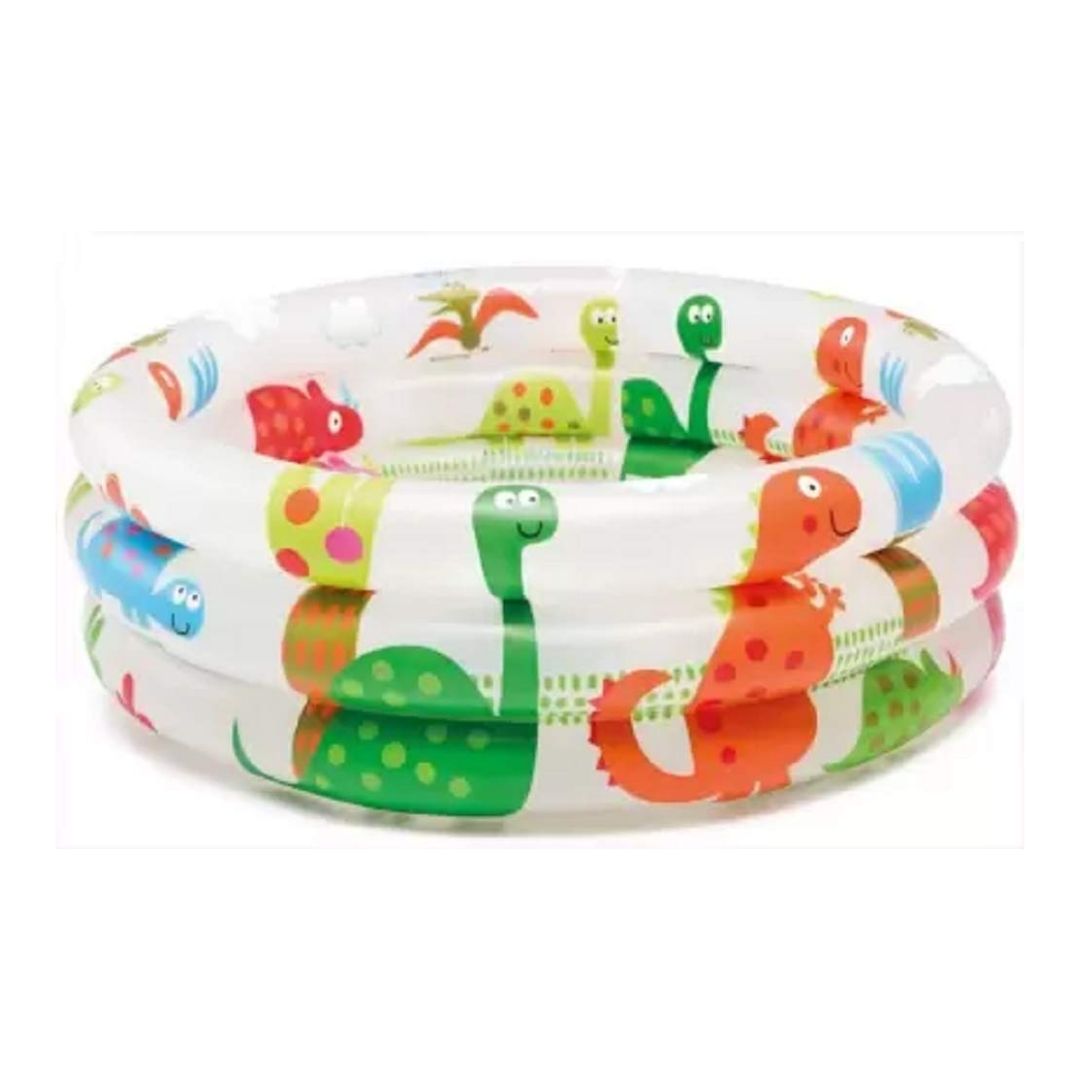 INTEX DINOSAUR 3 RING BABY POOL, Ages 1To3 — Intex