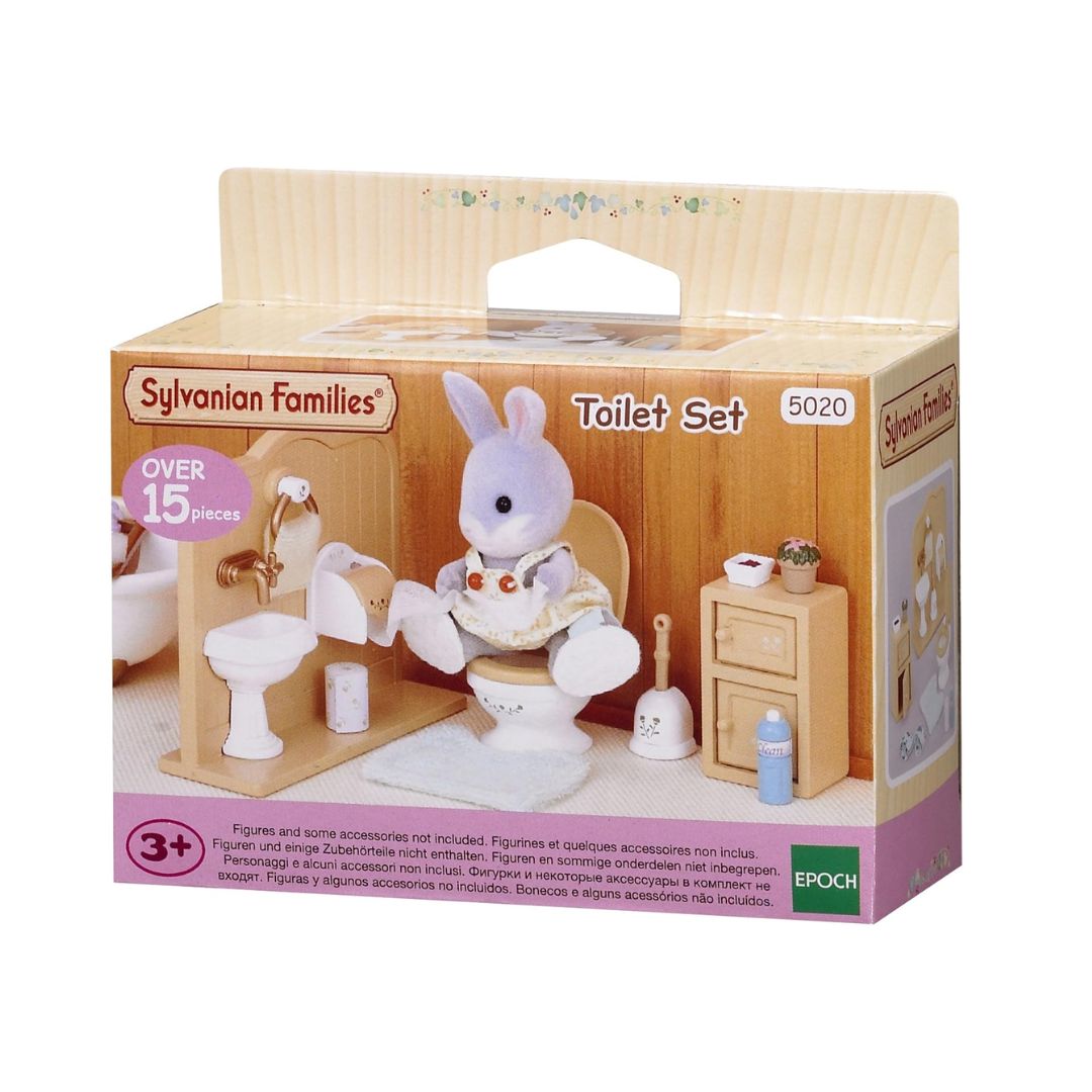 SYLVANIAN FAMILIES TOILET SET, Ages 3+ — Sylvanian Families