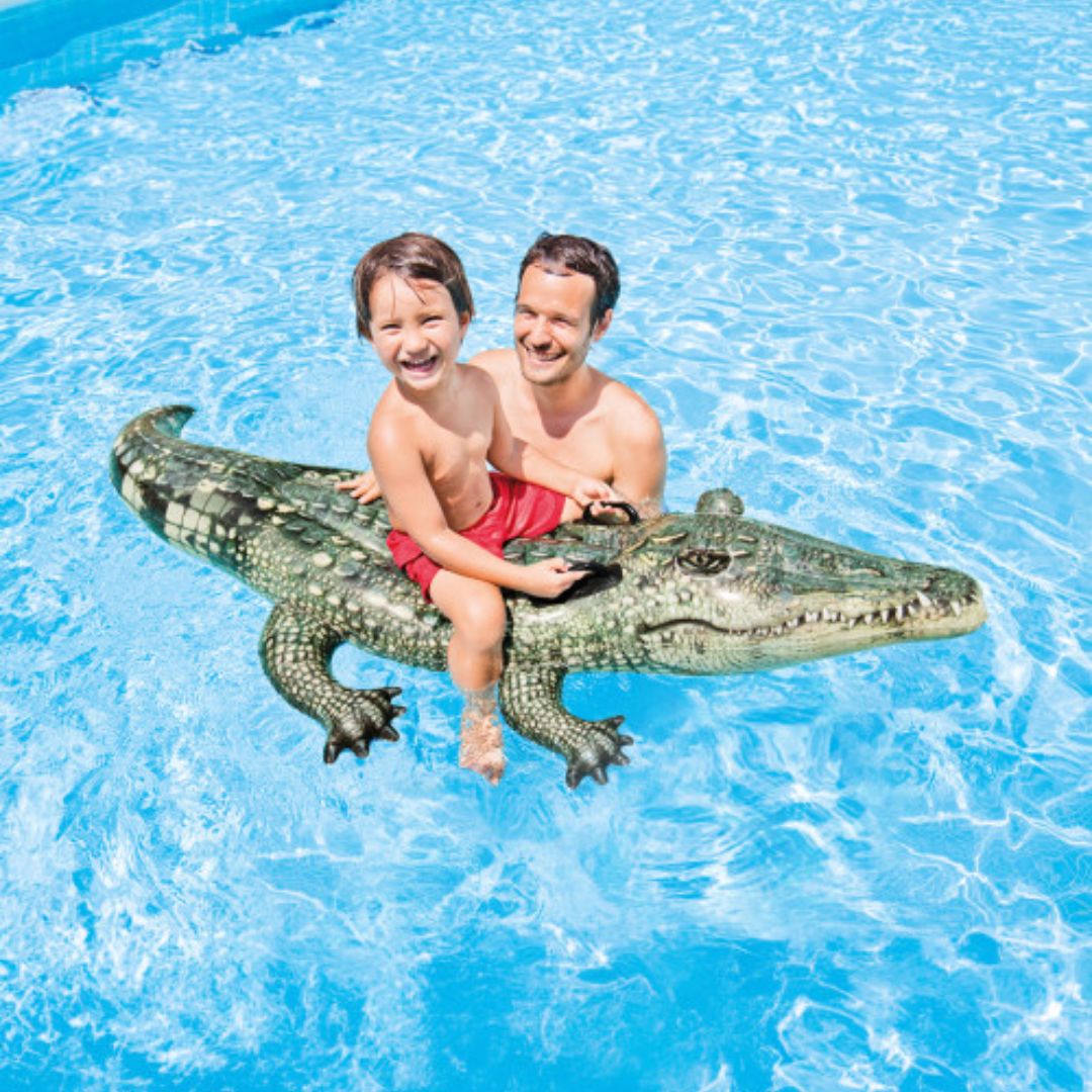 INTEX REALISTIC GATOR RIDEON, Ages 3+ — Intex