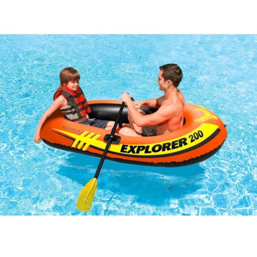 INTEX EXPLORER 200 SET BOAT, Ages Adult — Intex