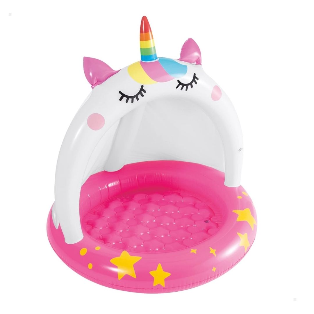 INTEX CATICORN BABY POOL(102cmx102cm), Ages 3+ — Intex