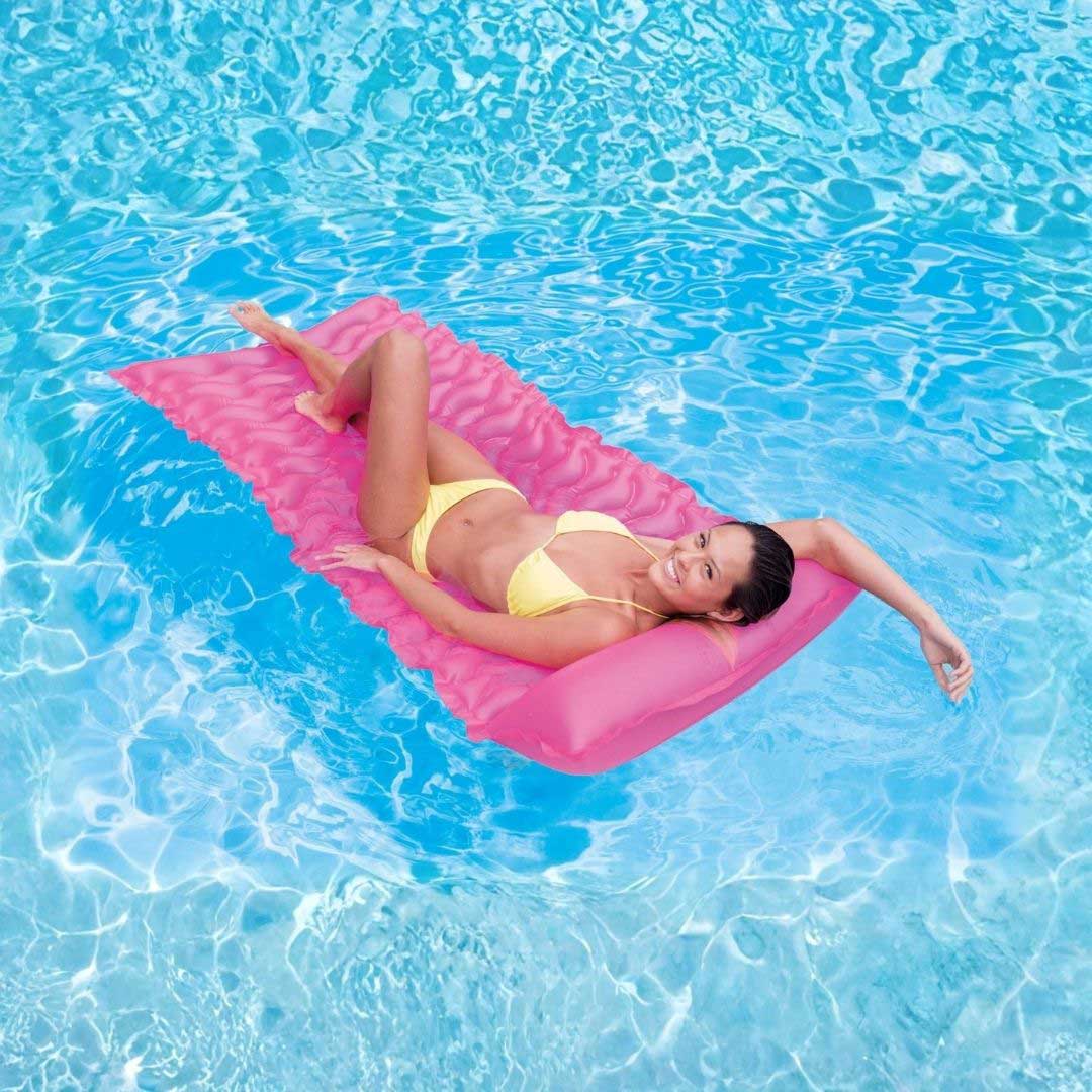 INTEX TOTE N FLOAT WAVE MATS(3 ASST), Ages Adult — Intex