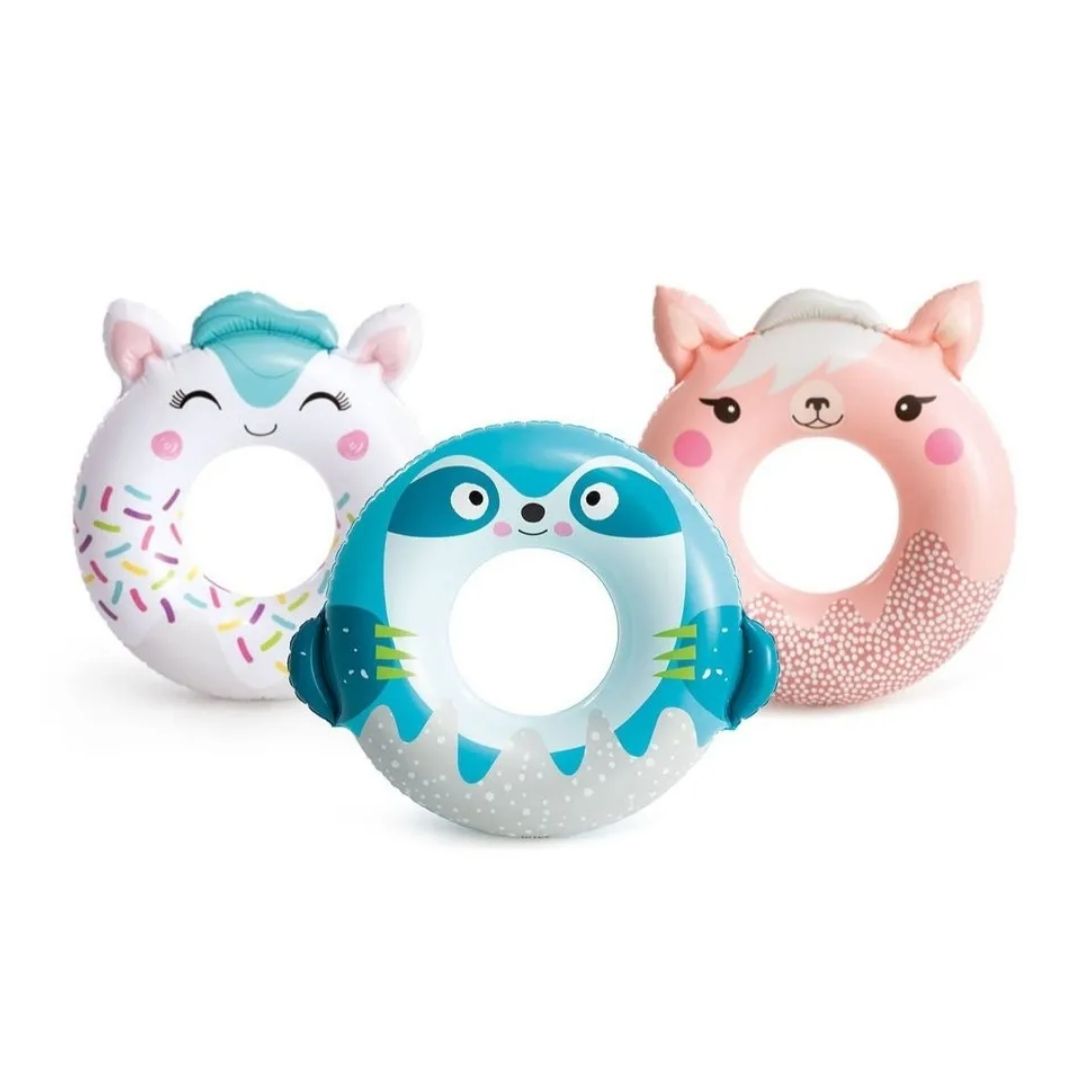 INTEX CUTE ANIMAL TUBES, Ages 8+ — Intex