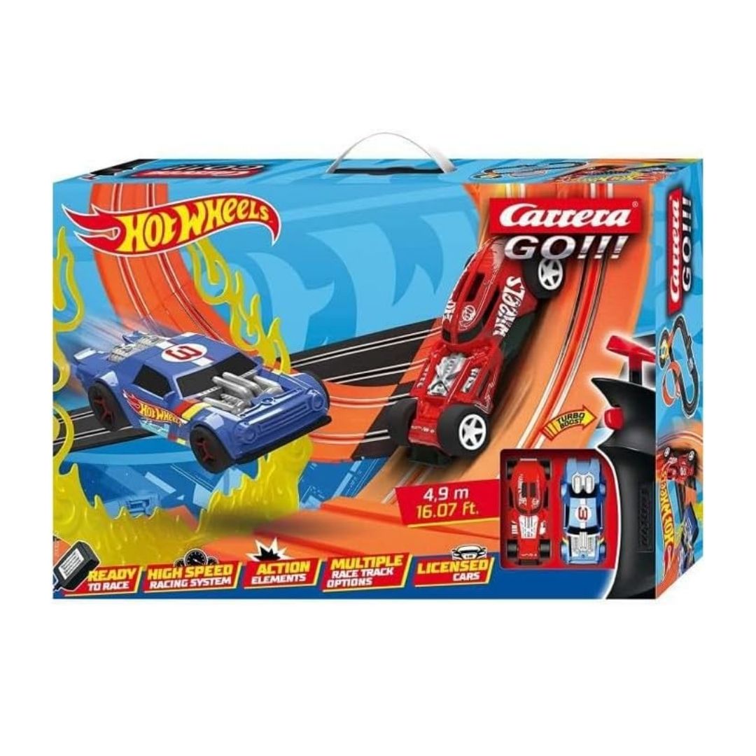 CARRERA GO! HOT WHEELS(4.9M), Ages 6+ — Carrera