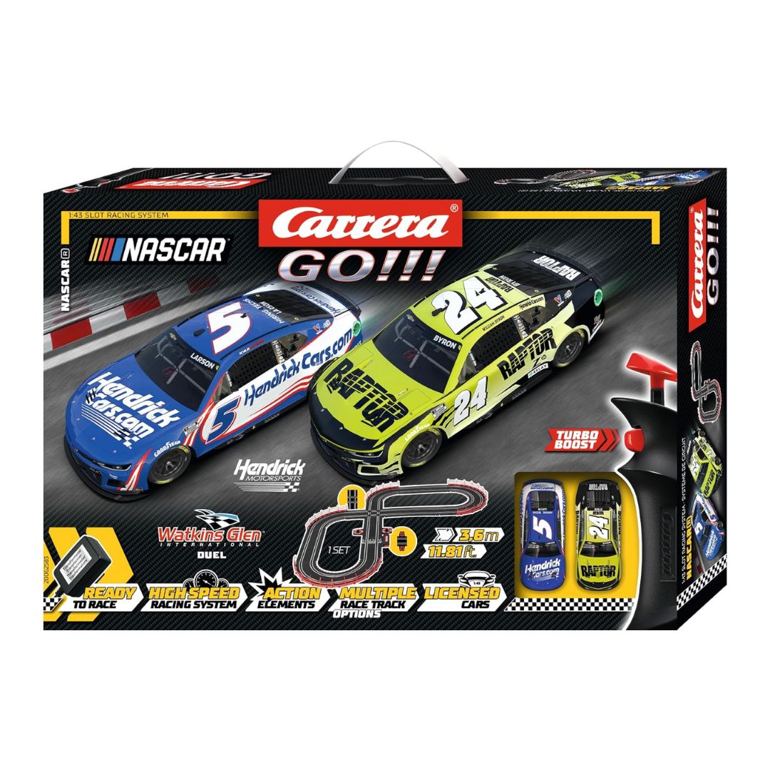 CARRERA GO! NASCAR WATKINS GLEN DUEL(3.6M) ,Ages 6+ — Carrera