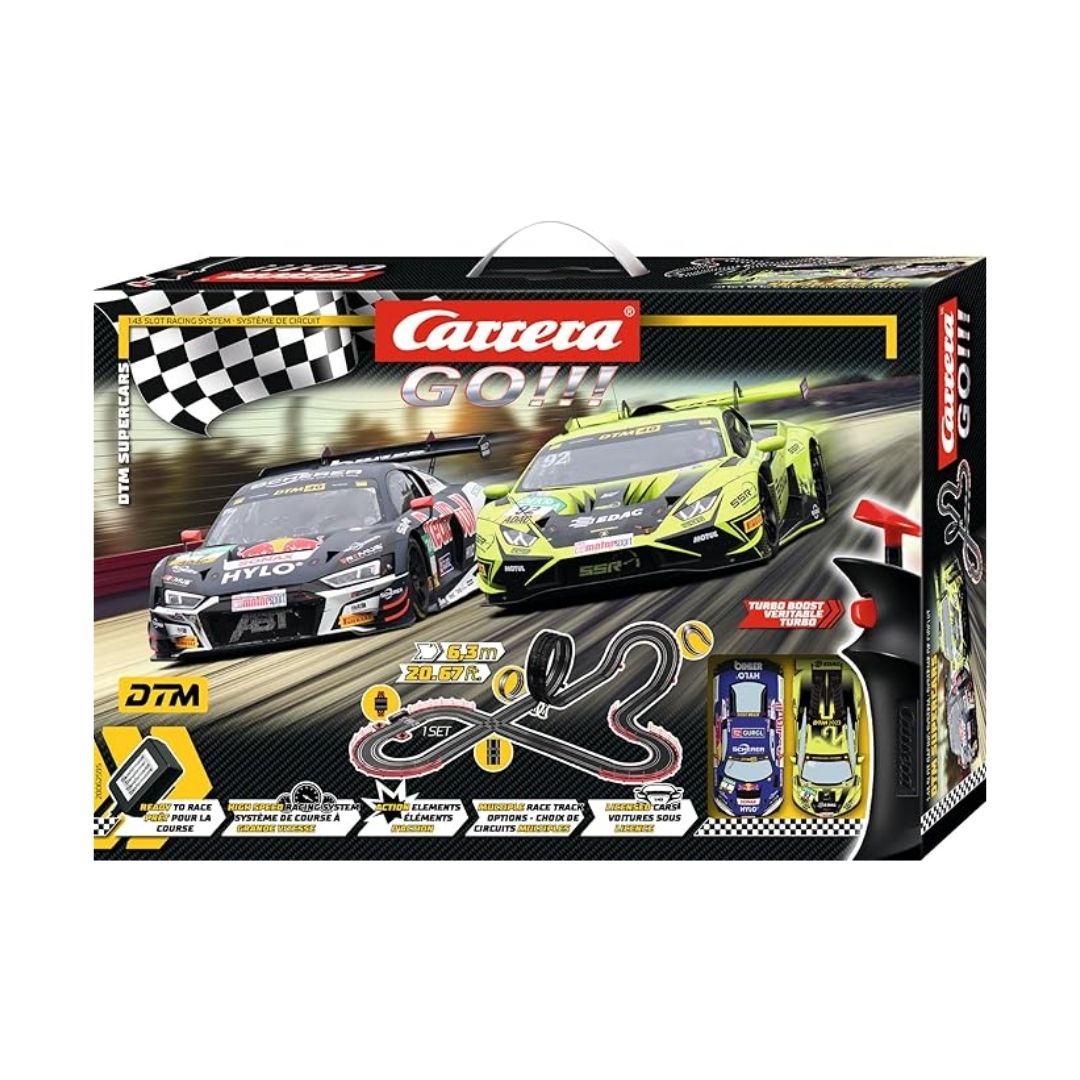 CARRERA GO! DTM SUPERCARS(6.3M), Ages 6+ — Carrera