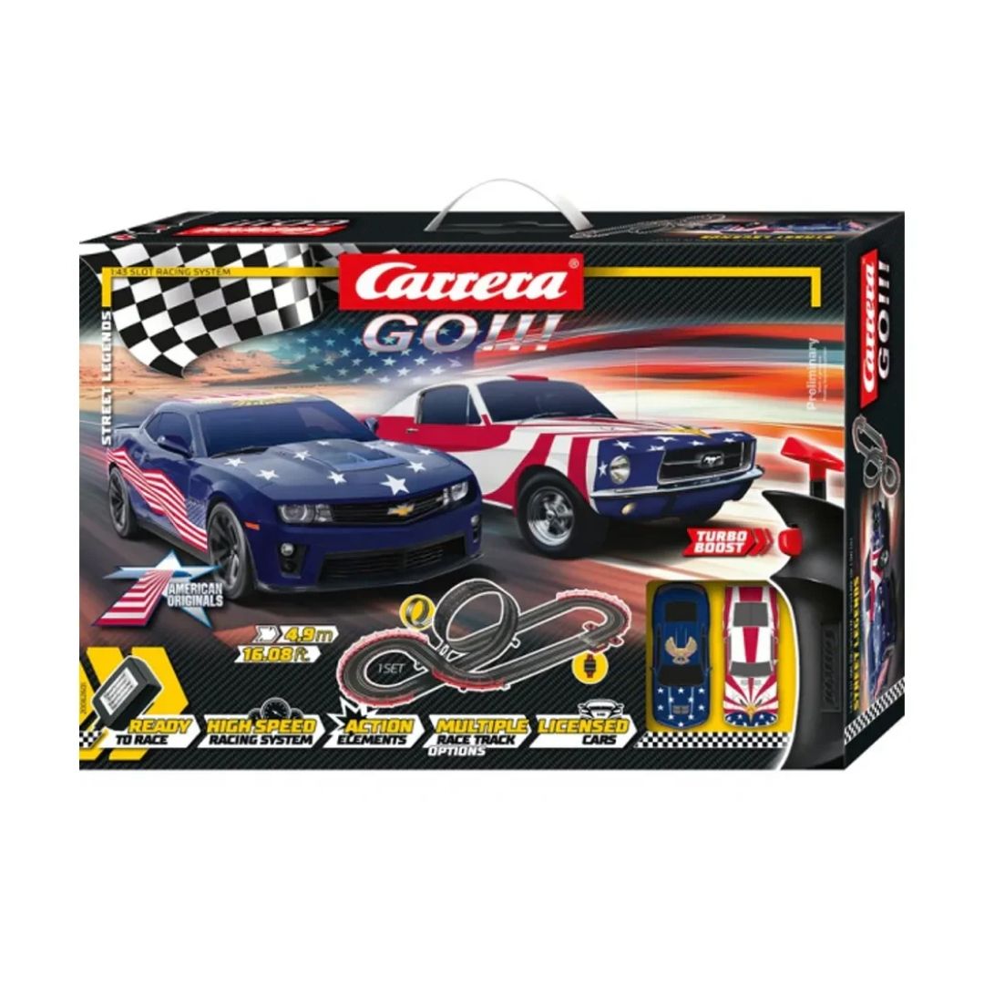 CARRERA GO! STREET LEGENDS(4.9M), Ages 6+ — Carrera