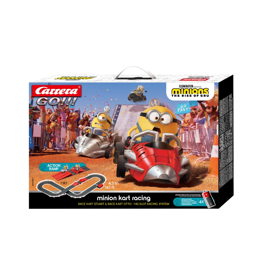 CARRERA GO! MINION KART RACING(4.3M), Ages 5+ — Carrera