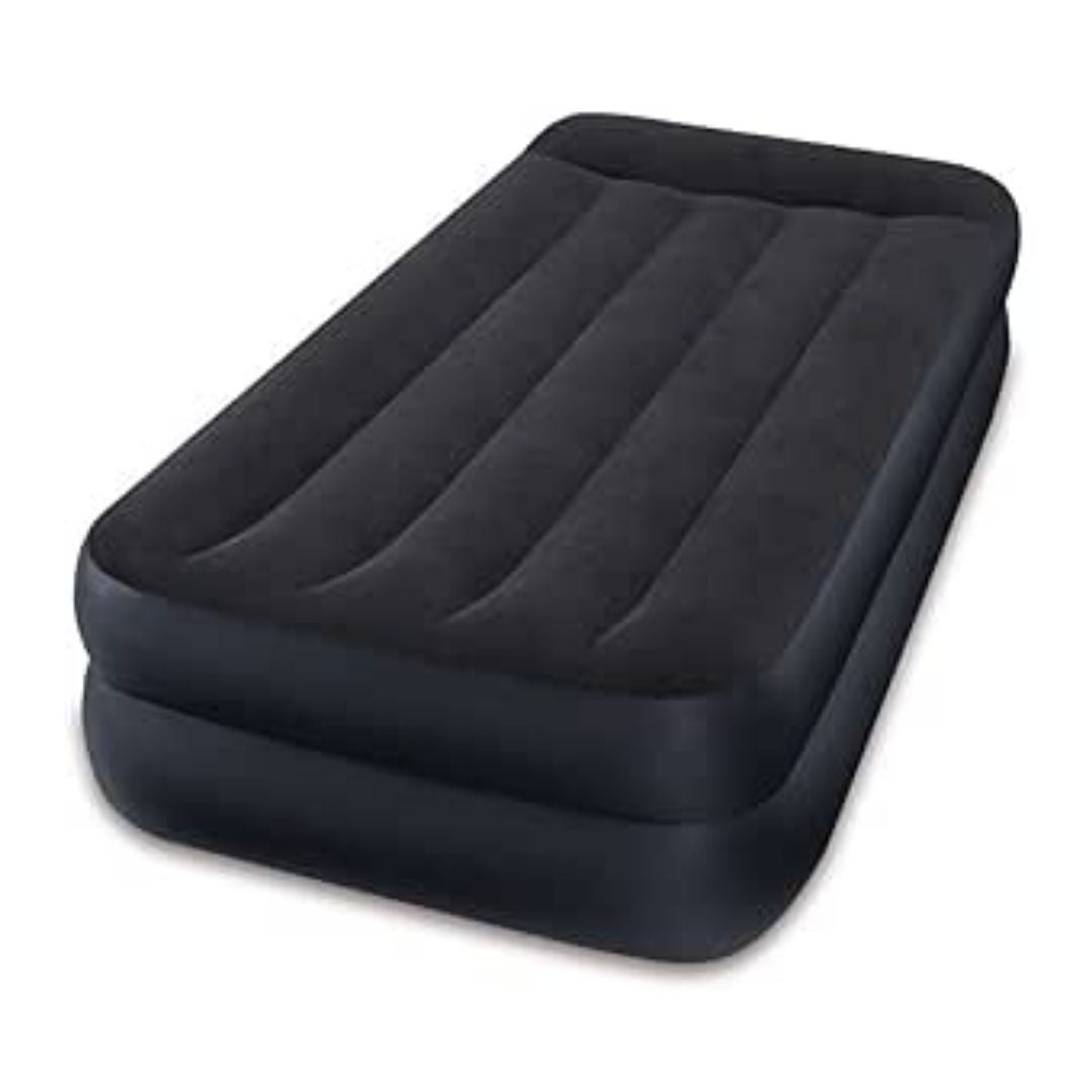 INTEX  DURABEAM QUEEN PILLOW REST AIRBED W/E.PUMP(152x203x42), Ages Adult — Intex
