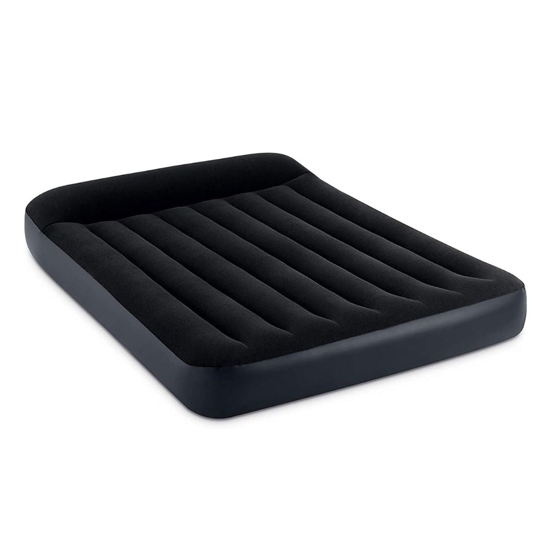 INTEX DURABEAM FULL PILLOW REST CLASSIC AIRBED W/ E.PUMP(137X191X25) ,Ages Adult — Intex