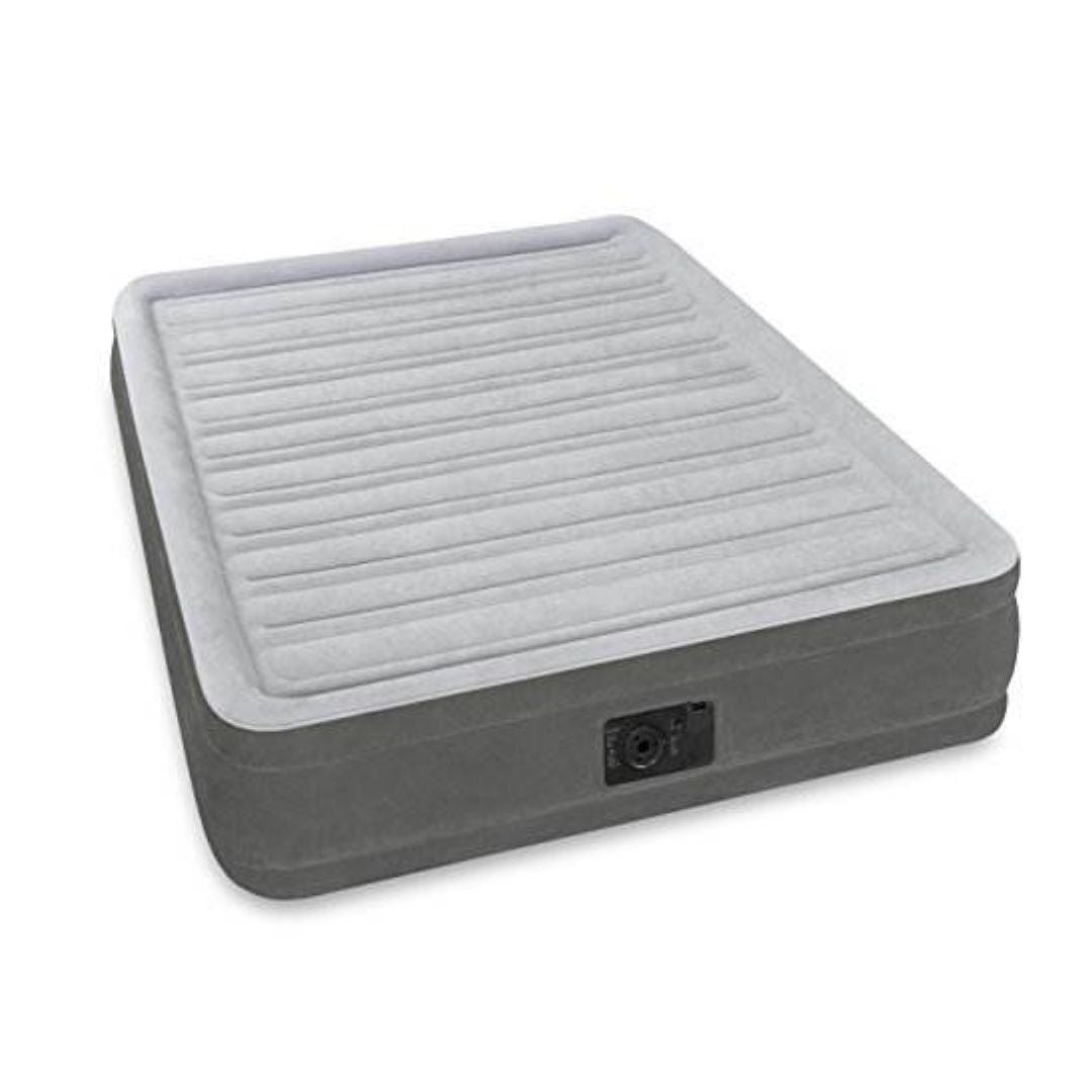 INTEX FULL COMFORT-PLUSH AIRBED W/E.PUMP(137x191x33), Ages Adult — Intex