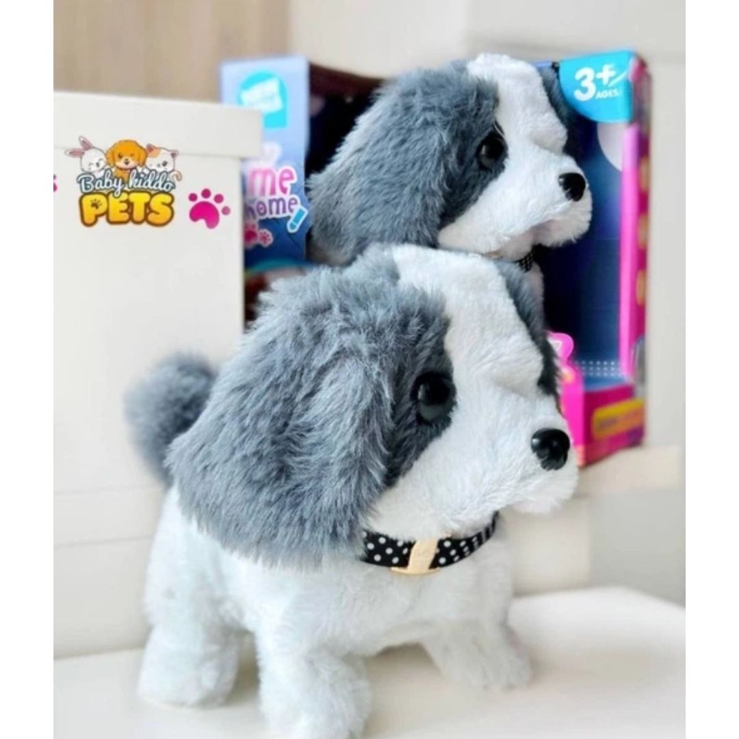 LT CUTE  PET PALS DOG B/O WHITE N BROWN, Ages 3+ — LT