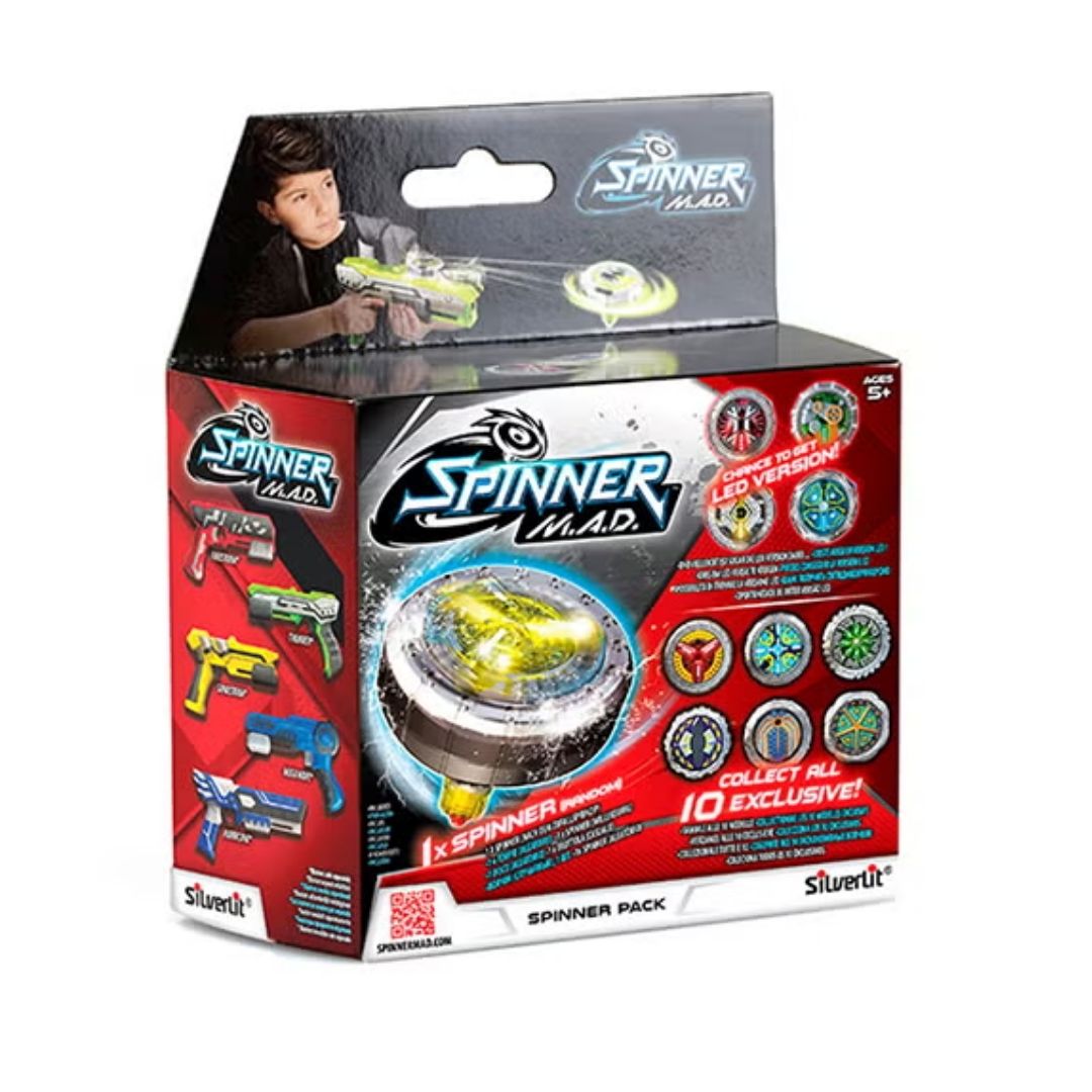 SILVERLIT SPINNER ASST, Ages 5+