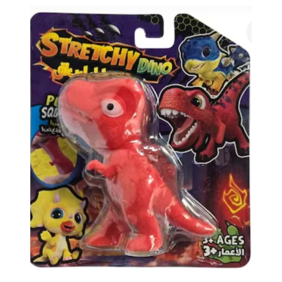 GT TOYS STRETCHY DINO-4 ASSORTMENT, Ages 3+