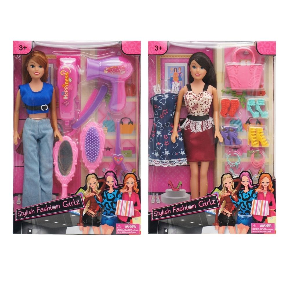 HTIC FASHION DOLL STYLISH FASHION GIRLZ 29CM, Ages 3+