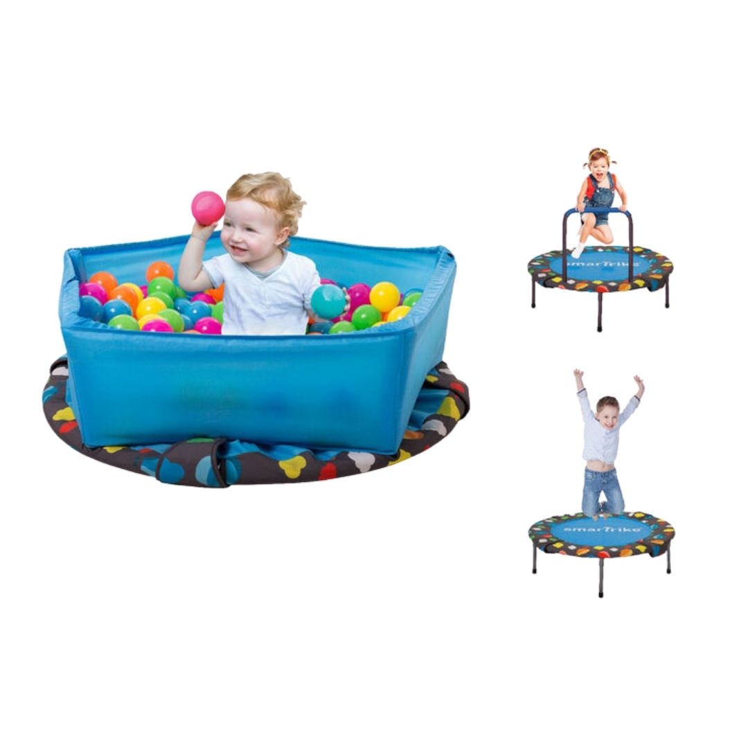 SMARTRIKE ACTIVITY CENTER 3IN1 TRAMPOLINE, Ages 10M+