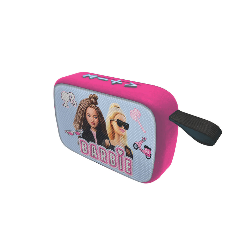 LEXIBOOK BARBIE BLUETOOTH PORTABLE SPEAKER WITH FABRIC FINISH, Ages 6+ — Lexibook