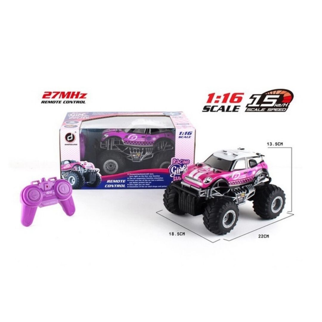 BPARTNER RC RACING GIRL SUPER POWER JEEP 1:16, Ages 3+