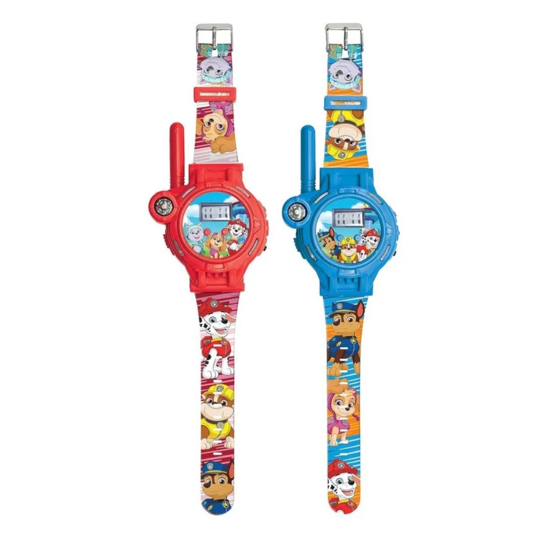 LEXIBOOK PAW PATROL DIGITAL WATCH WITH WALKIE TALKIE 200M, Ages 6+ — Lexibook