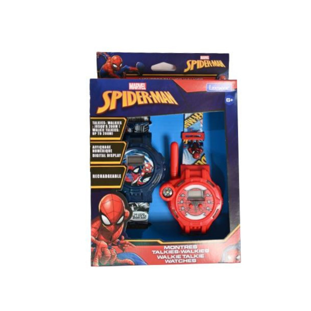 LEXIBOOK SPIDERMAN DIGITAL WATCH WITH WALKIE TALKIE 200M, Ages 6+ — Lexibook