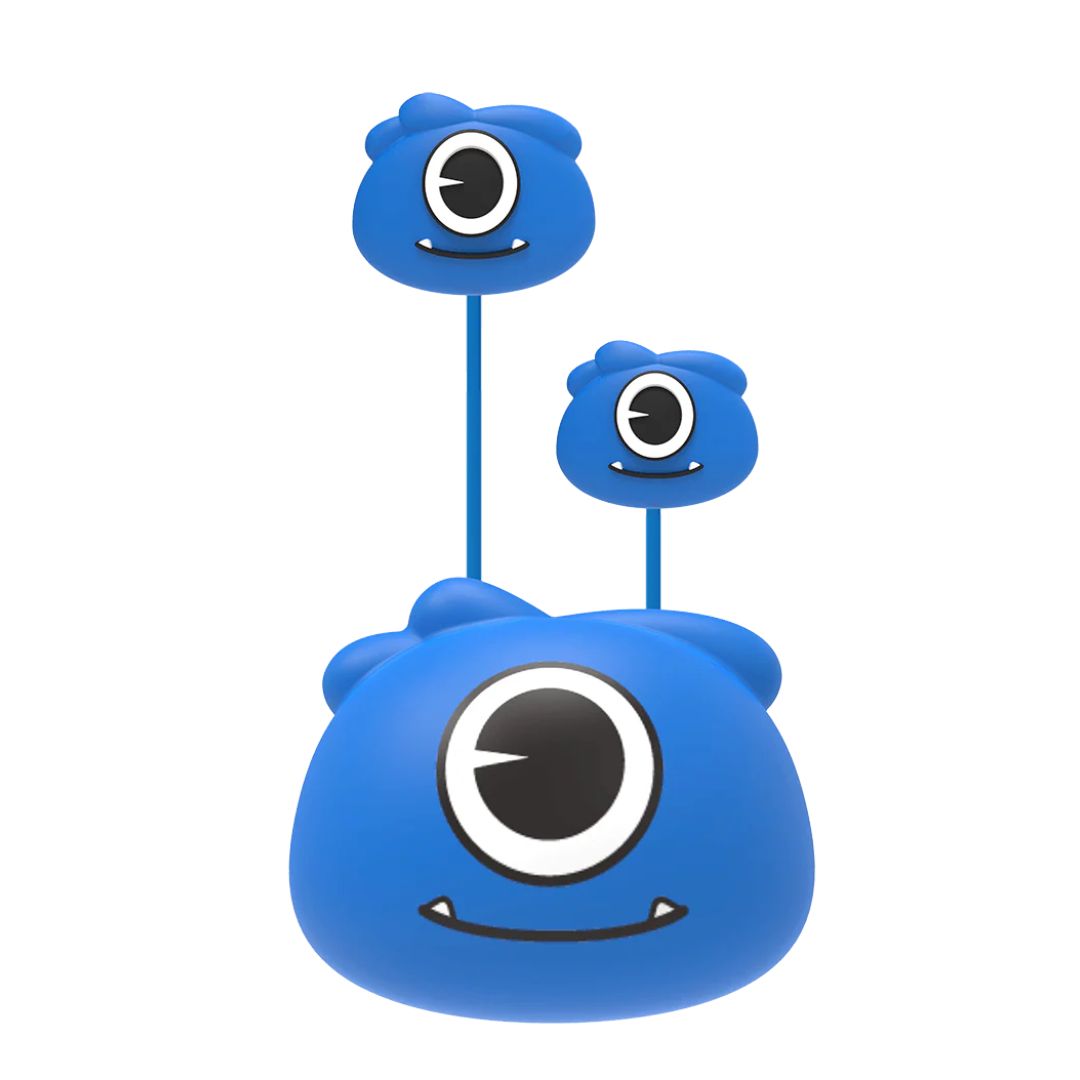 JELLIE DROPS BLUE WIRED 3.5MM PLUG, Ages 5+