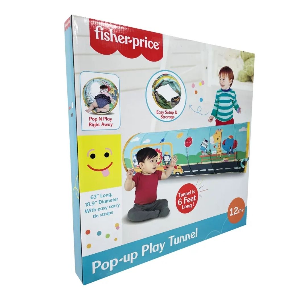 FISHER PRICE POP-UP PLAY TUNEL, Ages 12M+ — Fisher-Price