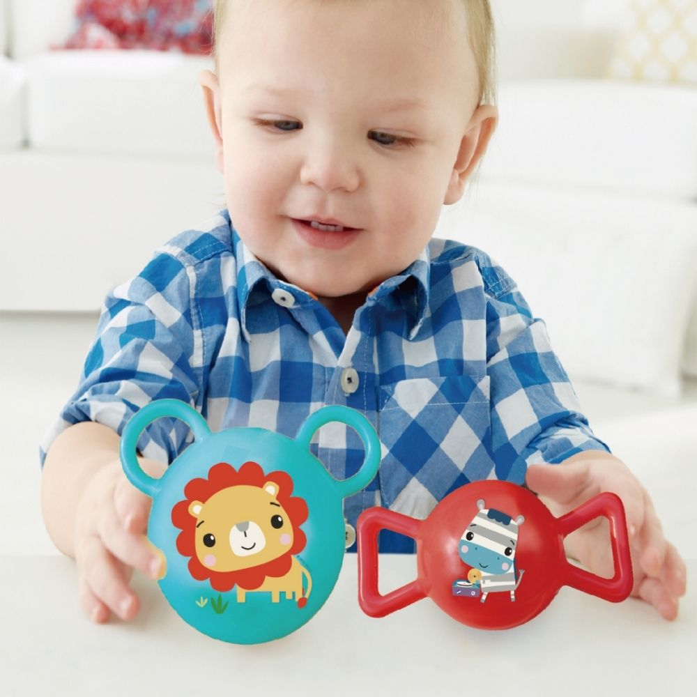 FISHER PRICE BELLING BALL SET, Ages 0+ — Fisher-Price