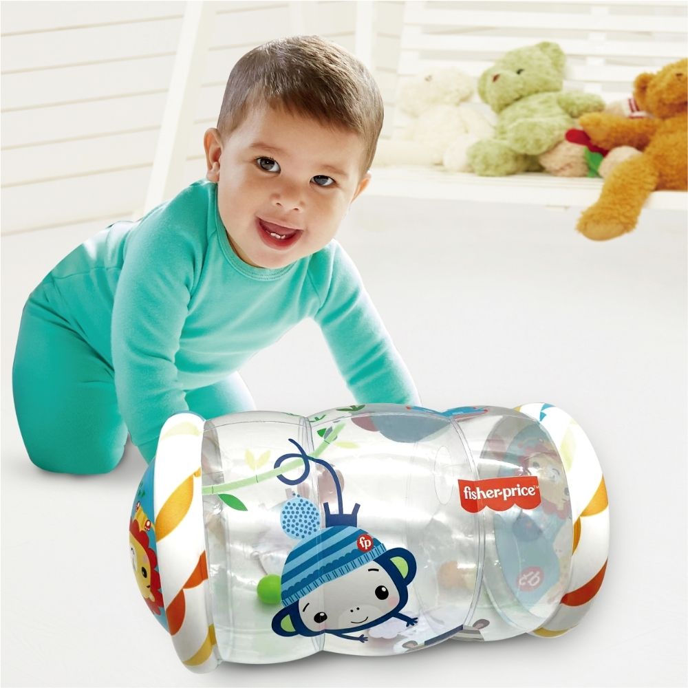 FISHER PRICE BABY ROLL AROUND W/5.5CM 2 BELLS, Ages 6M+ — Fisher-Price