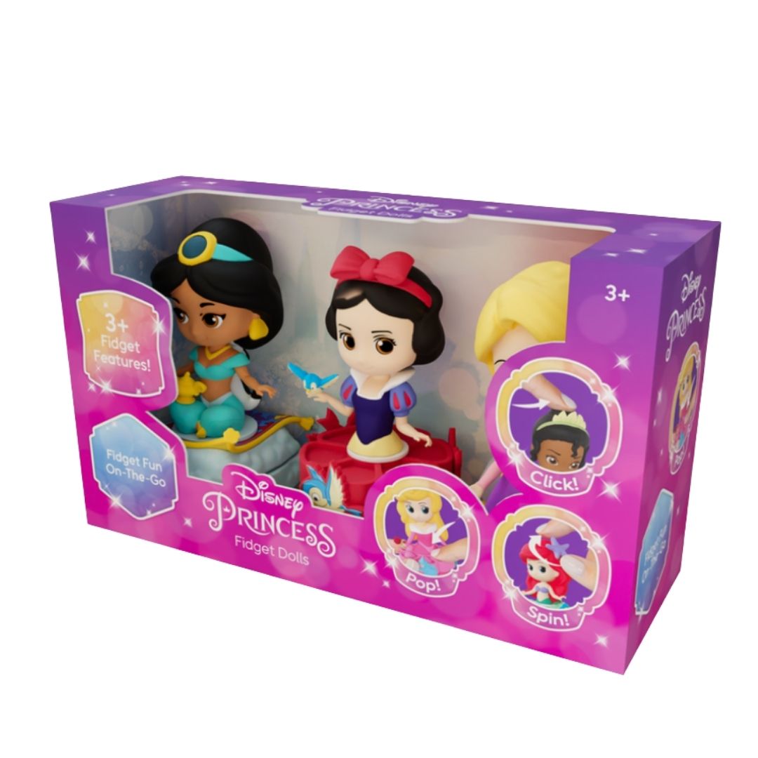 EOLO TOYS JASMINE-SNOW WHITE-RAPUNZEL-SET W/KEYCHAIN, Ages 3+ — Eolo