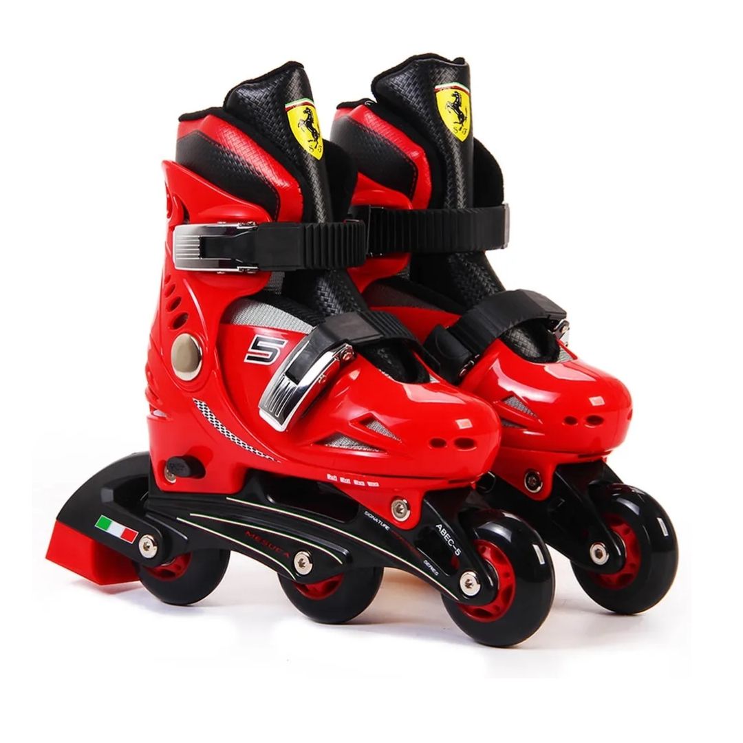 MESUCA FERRARI KIDS SKATE COMBO 33-36 SET RED, Ages 3+ — Mesuca