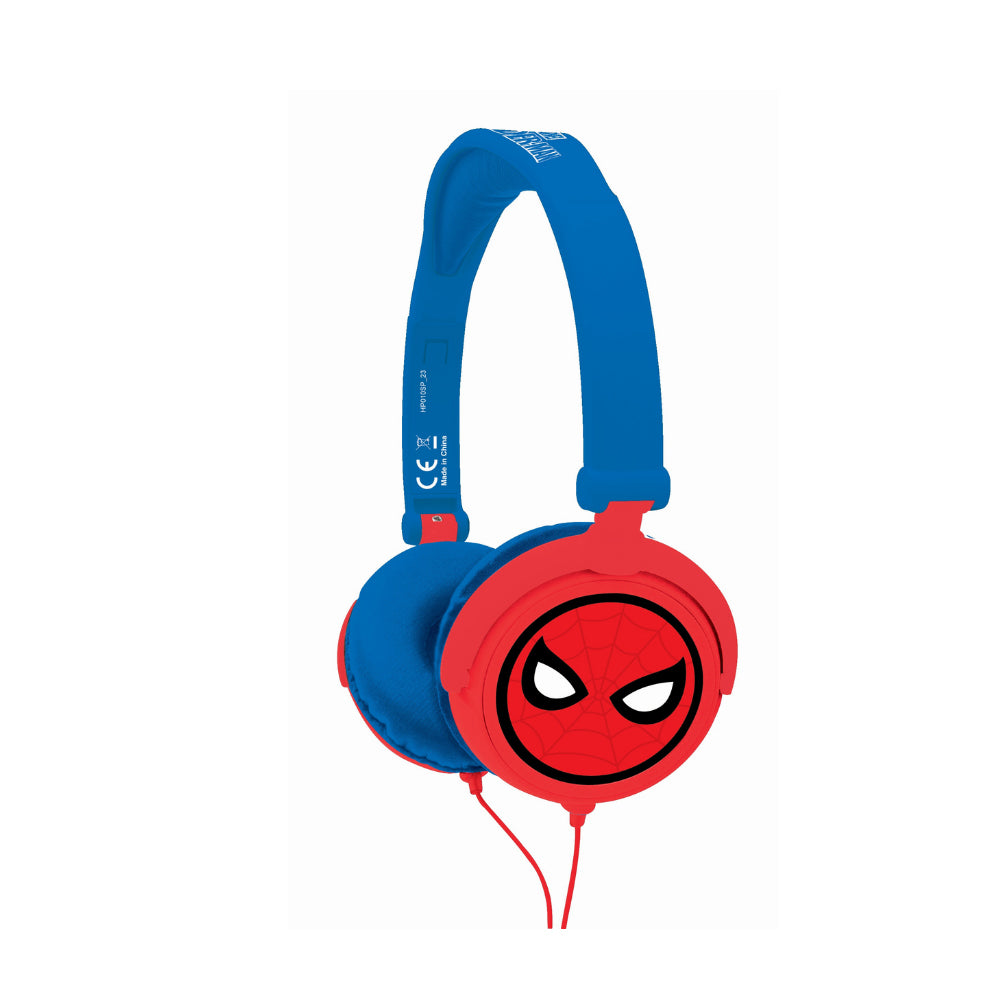 LEXIBOOK SPIDERMAN STEREO WIRED FOLDABLE HEADPHONE, Ages 4+ — Lexibook