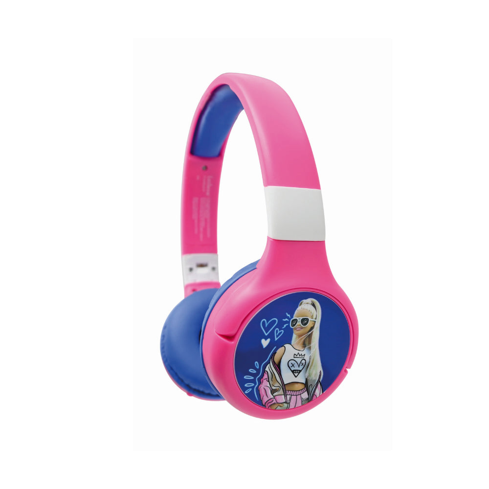 LEXIBOOK BARBIE 2 IN 1 BLUETOOTH® AND WIRED COMFORT FOLDABLE HEADPHONE, Ages 4+ — Lexibook