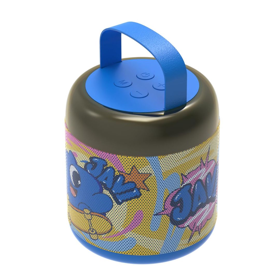JELLIE-O-K WIRELESS KARAOKE SPEAKER BLUE, Ages 5+
