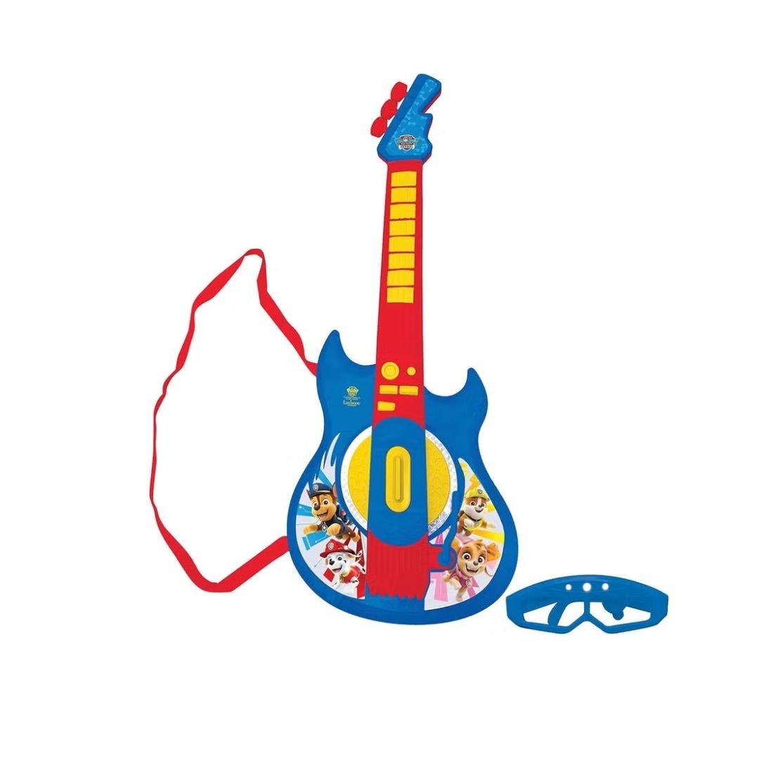 LEXIBOOK PAW PATROL ELECTRONIC GUITAR W/MIC, Ages 3+ — Lexibook