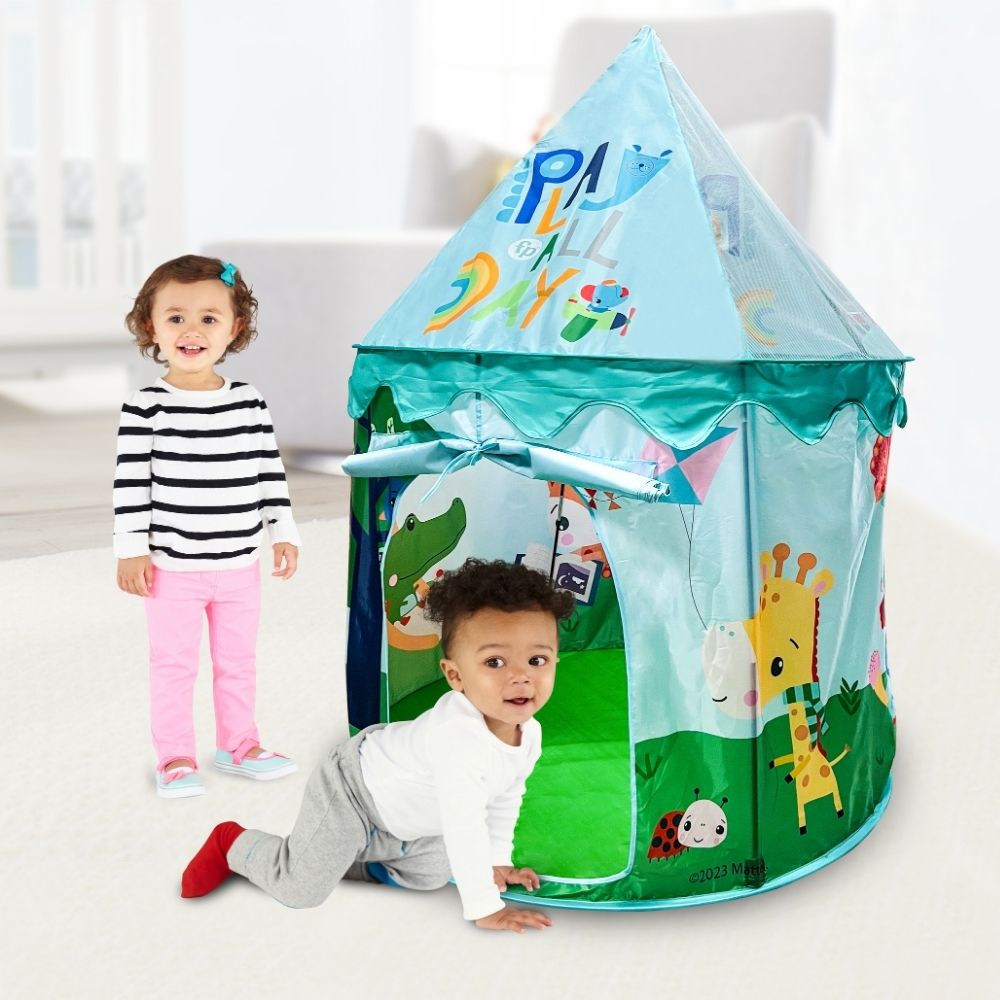 FISHER PRICE PLAY TENT PLAYHOUSE, Ages 10M+ — Fisher-Price