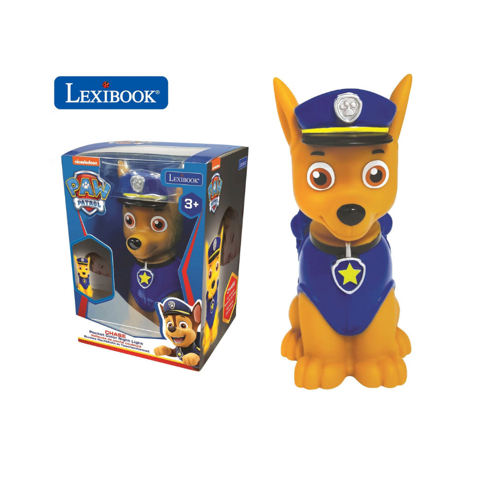 LEXIBOOK PAW PATROL CHASE LED POCKET NIGHT LIGHT 13CM, Ages 3+ — Lexibook