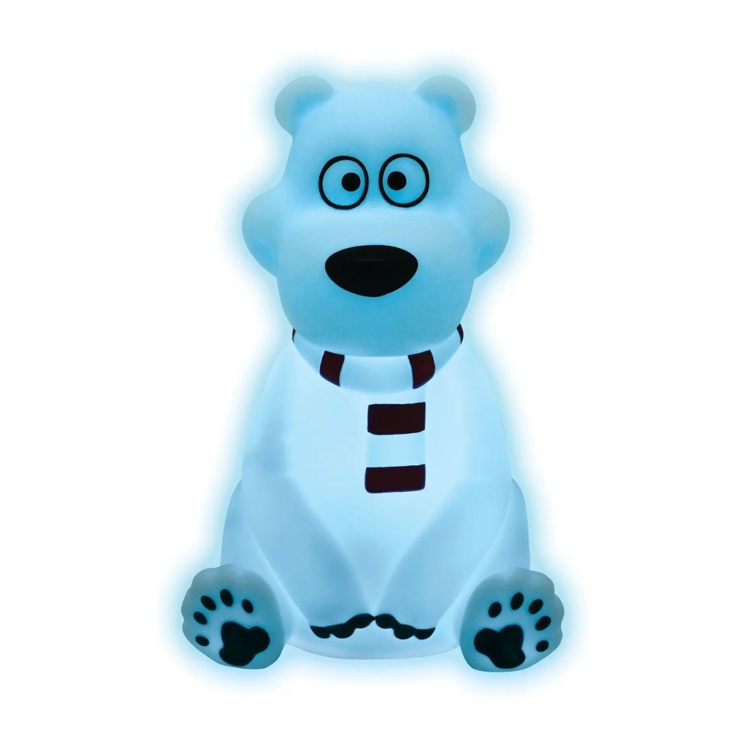 LEXIBOOK POLAR BEAR 3D COLOUR CHANGE POCKET NIGHT LIGHT 13CM, Ages 3+ — Lexibook