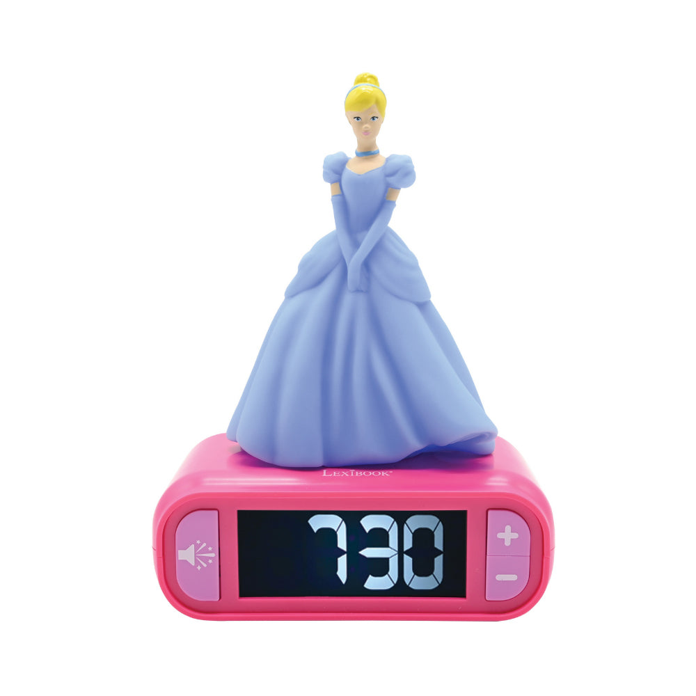 LEXIBOOK PRINCESSE ALARM CLOCK WITH NIGHT LIGHT 3D DESIGN, Ages 3+ — Lexibook