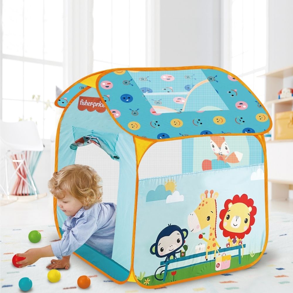 FISHER PRICE DREAM HOUSE PLAY TENT, Ages 10M+ — Fisher-Price