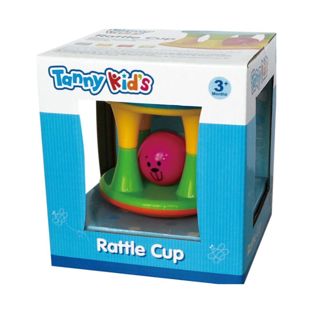 TANNY KIDS RATTLE CUP, Ages 3M+