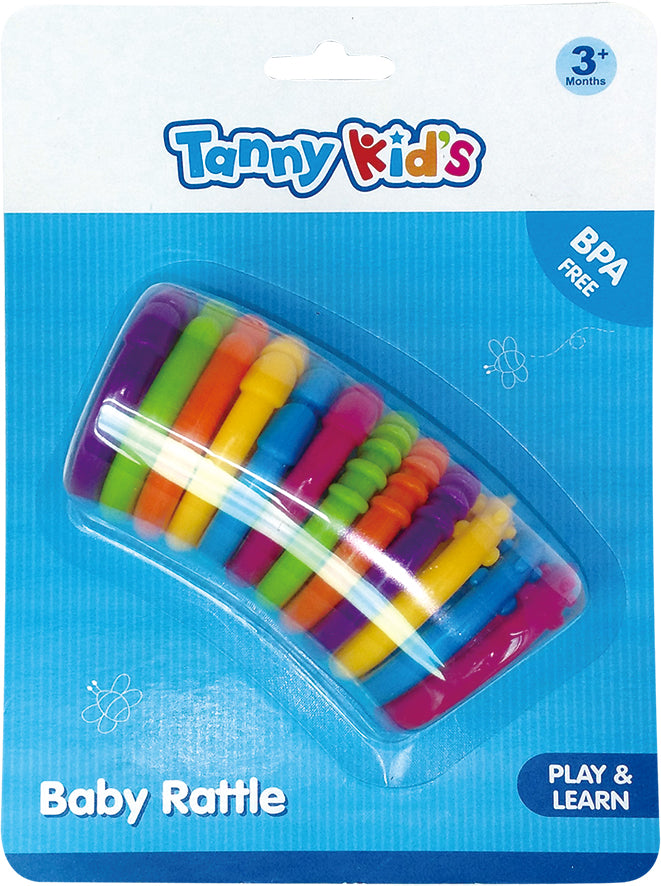 TANNY KIDS BABY RATTLE LINKS, Ages 3M+