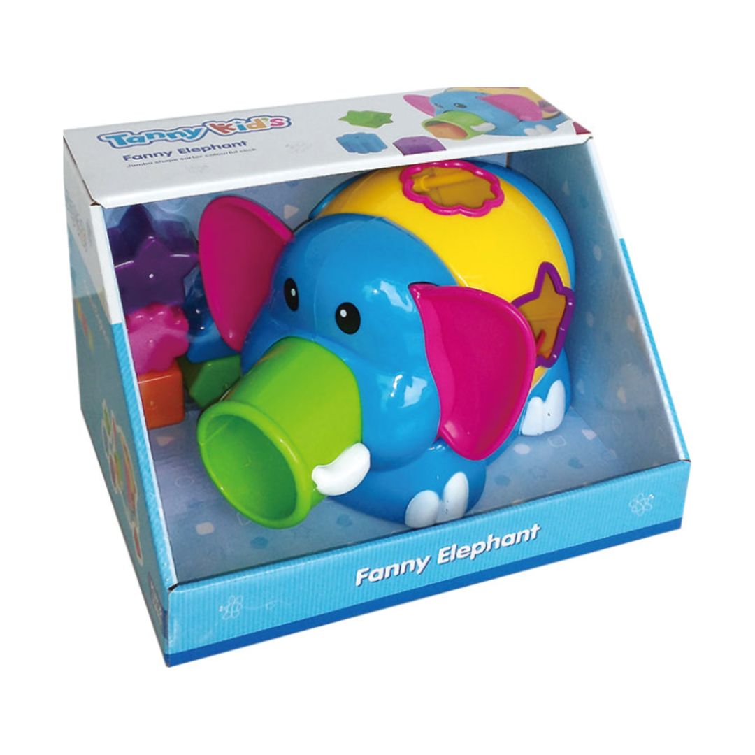 TANNY KIDS FUNNY ELEPHANT, Ages 12M+