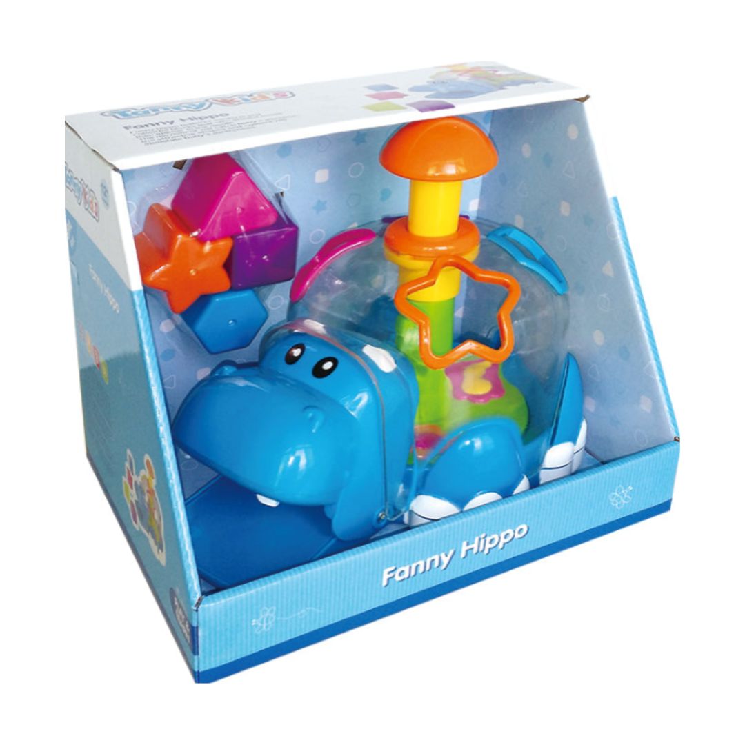 TANNY KIDS FUNNY HIPPO, Ages 12M+
