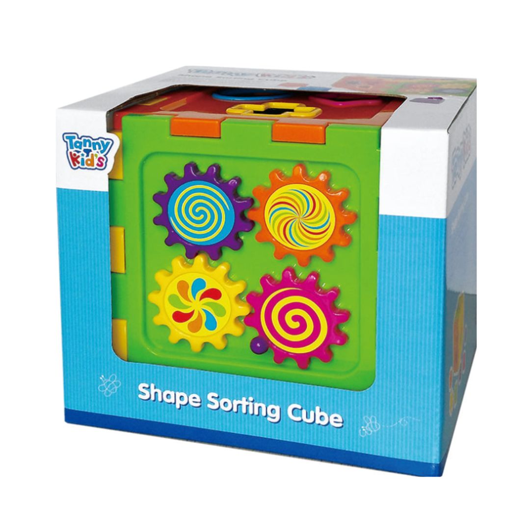 TANNY KIDS BATH SHAPE SORTING CUBE, Ages 12M+