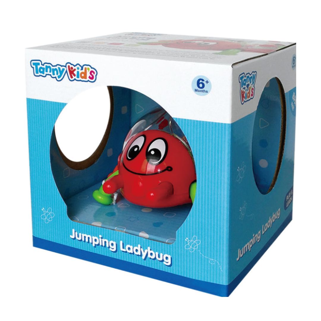 TANNY KIDS JUMPING LADYBUG, Ages 6M+